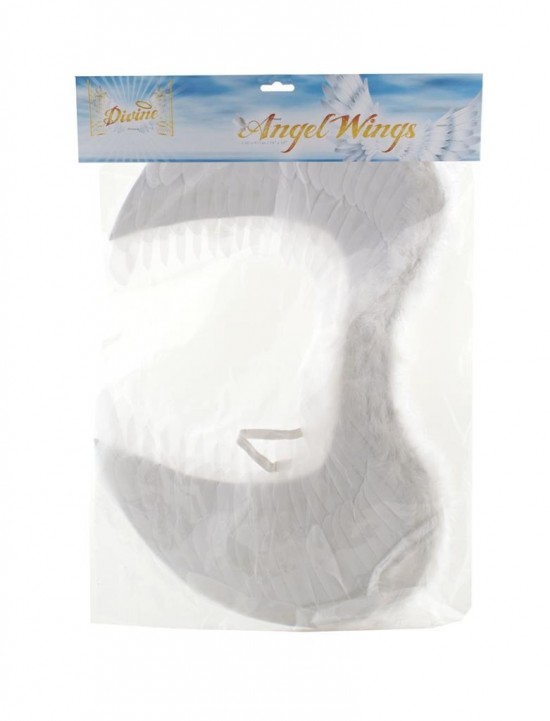 Engelen vleugels stof engel angel wings wit white halloween carnaval 2