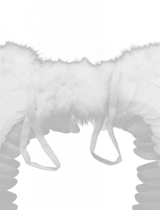 Engelen vleugels stof engel angel wings wit white halloween carnaval 3