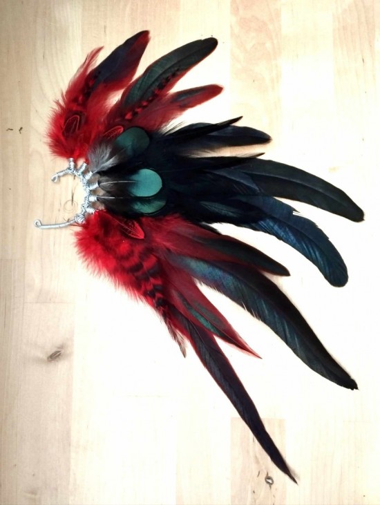 Feather earcuff handmade handgemaakte veren oorhaak festival accessoires pull me through sick individuals 2