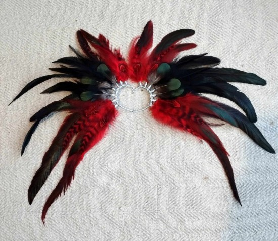 Feather earcuff handmade handgemaakte veren oorhaak festival accessoires pull me through sick individuals 3