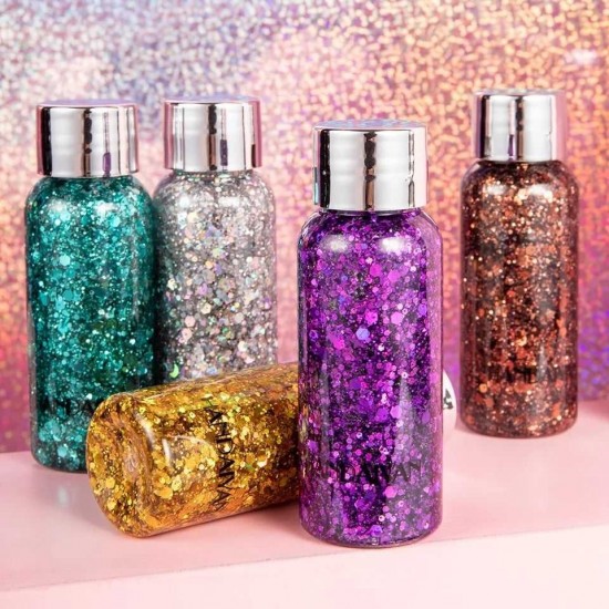 Festival glitter gel holographic holografisch glitters voor haar lichaam en haar 2