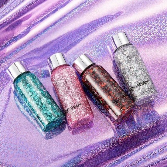 Festival glitter gel holographic holografisch glitters voor haar lichaam en haar
