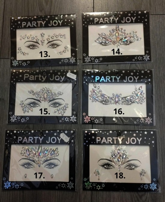 Festival jewel stickers
