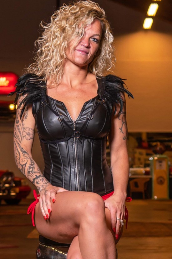 Handgemaakte strappy bra harnasmetveren type sziget diverse kleuren