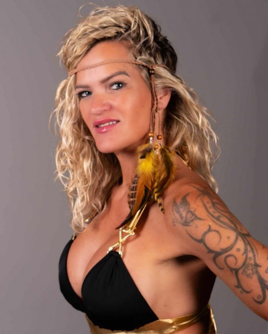 Handgemaakte veren hoofdband geel handmade feather headpiece festival accessories ibiza style 2