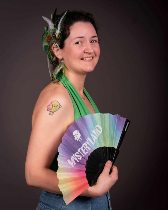 Luxe handgemaakte veren oorhaak mysterious firefly fairy elfje handmade feather earcuff festival accessories ibiza style 3