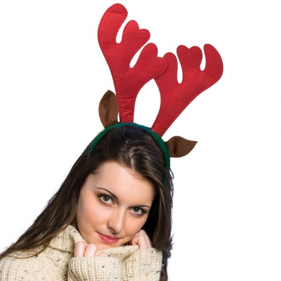 Raindeer tiara rendier diadeem hoorns
