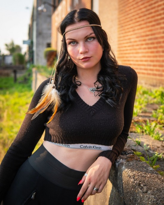 Veren hoofdbandje festival accessoires feather headband 2